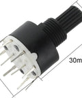 16mm Rotary Encoder Switch Kit Ten Pack SR16 Style Dual Pole With Three Four Position Options Plus One Pole Five Six Eight Position