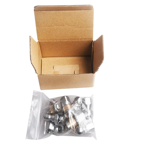 10 Piece Sewer Jetter Kit Built For 5000 PSI Cleaning High Flow Nozzle Heads With Quick Connect Pro Grade Heavy Duty Multi Purpose Set