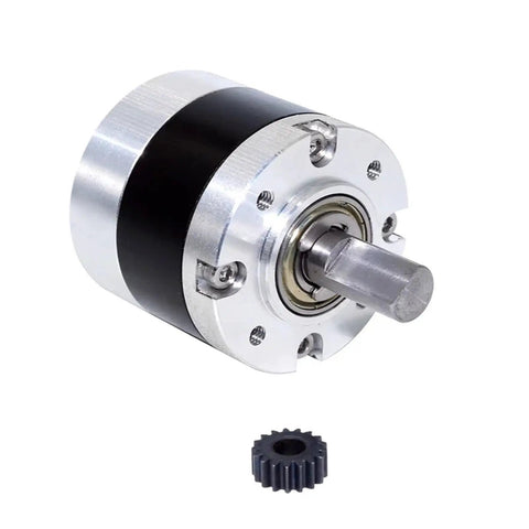 Built Tough 45 Mm Planetary Motor Reducer Featuring High Precision Full Metal Gearbox with visible shaft and gear for 895 motors.