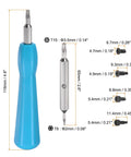 All In One Ring Video Doorbell Screwdriver Kit With Double Ended Torx T6 And T15 Magnetic Bits 20 Replacement Screws No Fuss Password Reset Pro Grade Magnetic Handle Blue Compact Set For Easy Installations