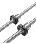 Top Tier SFU1204 Ball Screw With Flange Single Nut C5 Grade For Smooth CNC Printer Linear Motion Machined Ends 500mm size close-up view