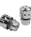 Get Your Gear Oil Breather Cap Reducer Set With Built-in Filter For Hydraulic Tanks And Coolant Reservoirs, chrome finish, NPT threaded design