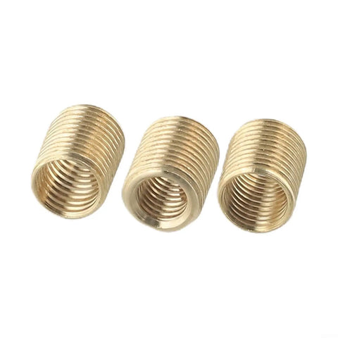 Gold Aluminum Shift Knob Thread Adapter Kit 3 Piece M10x1.25 M10x1.5 M8x1.25 Nut Insert Set For Car Manual Gear