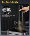 Cordless Handheld Car Vacuum Cleaner 4-In-1 Mini Vacuum With 18500Pa Killer Suction, shown with washable filter removed.
