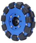 5-inch omni wheel for robots with aluminum hub and rollers