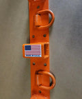 Compact Farm Utility Tractor Bolt On Chain Grab Hooks D Rings Receiver Trailer Hitch Kit Orange Powder Coated Built Tough