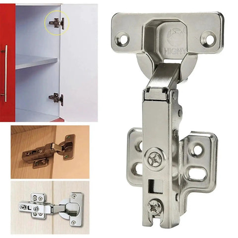 Single Safety Door Hydraulic Hinge With Soft Close For Full Overlay Kitchen Cabinets And Cupboards Pro Grade Cabinet Hardware Upgrade