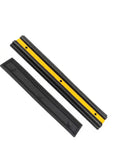 Heavy Duty Rubber Wall Bumper Guards 5 Pack Impact Resistant Loading Dock And Warehouse Safety Shields Solid Fender Protectors for warehouse use.