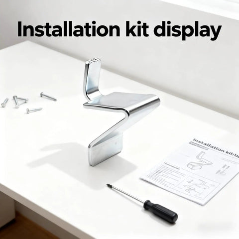 Real Deal Heavy Duty Shelf Clips Secure Standard Lockers And Metal Cabinets Forged From Tough Cold Rolled Steel Installation kit display.