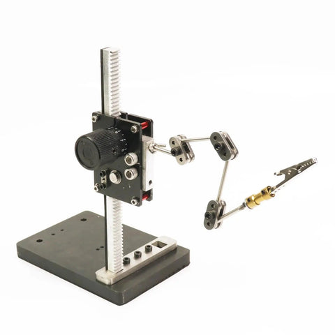 Armature Rigging System Pro Grade for Stop Motion Animation High Precision Static Bracket with 30cm Guide Rail DIY Rig Kit for Clay Figures Models and Characters Stable Standalone Setup, stainless steel armature rig with base and guide rail