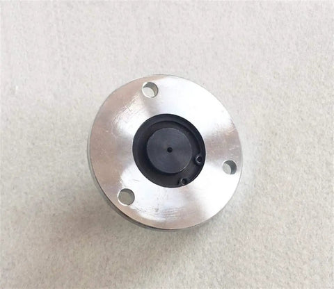 Tough As Nails Universal Caster Wheels mounting plate assembly with black rubber center for 360 degree swivel motion.