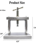 Pro Grade Watch Back Case Press Tool With 18 Molds, Adjustable Ram For Even Pressure And No Scratch Closures, Battery Replacement