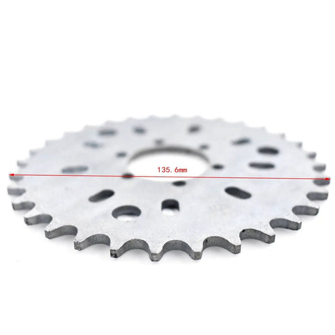 32T Chain Wheel Sprocket For Motorized Bicycle Fit 49cc 50cc 66cc 80cc Gas Bike Rear Sprocket Mount Kit With 9 Hole Sprocket Mount