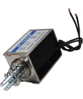 Push Pull Type DC Solenoid Electromagnet 12V Open Frame Actuator With 80N Force 15mm Stroke 10A Current 120W Power Linear Plunger Return For Automation DIY Projects, open frame metal body with wires