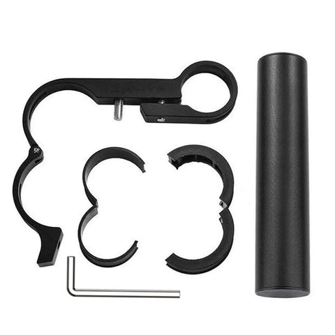 Heavy Duty Aluminum Bike Handlebar Extender Mount For GPS Speedometer And LED Light Lightweight Grippy Clamp Extension Kit