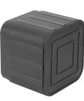 Anti Vibration Rubber Foot Pads For Sofas And Beds Non Slip Grip Pads 4 Pack, close-up of black square pad design