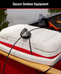 Heavy Duty Steel Cable Lock 2 Pack with Keys for Trail Cams Kayaks Bikes Tools and Outdoor Gear securing cooler on boat
