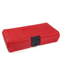 Heavy Duty Pro Grade Chain Breaker And Riveting Tool Kit With Blow Mold Case For Serious Gearhead Jobs, closed red case