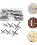 Heavy Duty Toggle Bolt Kit For Drywall And Wall Mounting Durable Steel Anchors Easy To Install And Remove Includes Versatile Expansion Screws For Hanging Cabinets Pictures Shelves And More For Diyers And Pros. steel toggle bolts in plastic case