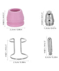 Plasma Torch Consumables One Set With Nozzle Tip And Electrodes For Pro Grade Precision Cutting And Welding Accessories Durable Replacement Parts For Air Plasma Cutter, 2.5cm nozzle