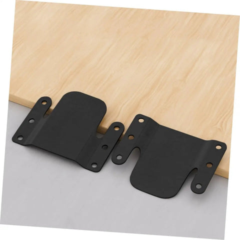 Heavy Duty 4 Piece Iron Sectional Sofa Connectors, No Sweat Install Couch Joint Brackets, Durable Furniture Hardware That Snaps Into Place For All Day Lounge Comfort