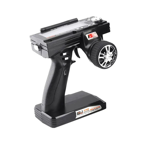 Black ergonomic GT3B Style 2.4GHz RC Transmitter And GR3E Receiver 3 Channel Remote For Cars Trucks Crawlers And Boats
