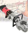 Smooth Operator 1150W Portable Hydraulic Rebar Bender Kicks Out 3 Second Bends Up To 90 Degrees On 4 To 22 Mm Rebar And Thread Rods With Pure Copper Motor And Zero Hassle Ergonomic Handle, showing the robust head.