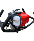 One Person Earth Auger Powerhead With 52cc Two Cycle Engine featuring ergonomic anti-vibration handles and smooth throttle control.