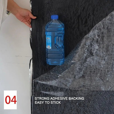 Super Sticky High Density Acoustic Foam Wall Panels With Built In Aluminum Foil and strong adhesive backing for easy installation.