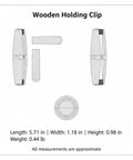 Adjustable Wooden Jewelry Holding Clip Clamp For Ring Shanks And Small Components 5.7 Inch Workbench Vice, wooden clamp diagram