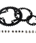 64 104 BCD Bike Chainring Set With Pin Steel CNC Alloy Double and Triple Chainrings with Bolts 8 9 10 Speed Compatible