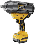 Pro Shop Three Quarter Inch Cordless Brushless Impact Wrench delivering a kickass 1600 ft lbs of serious torque with grip.