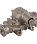 Remanufactured Power Steering Gearbox For Chevy GMC Dodge Full Size Vans Zero Fuss Straight Swap Rock Solid Build Smooth Handling Fix With Three Year Unlimited Mileage Warranty, close-up view of gearbox.