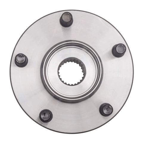 Front view of a 5 stud Front Wheel Bearing And Hub Replacement Kit For Ford Transit Connect 2010 2011 2012 2013 Dual Pack X2 Hub Assembly
