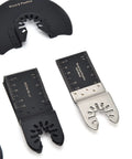 Heavy Duty Oscillating Saw Blade Kit With High Carbon Steel Blades for Woodworking, includes straight multitool blades.