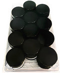 Wrought Iron Patio Furniture Feet Cap Glides For Outdoor Table And Chair Legs No Slip Floor Protectors 1.5 Inch 24 Pack