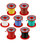 16 Gauge Silicone Wire Kit Pack With 7 Colors, 50 Feet Each, Ultra Flexible 16 AWG Stranded Tinned Copper Wire spools