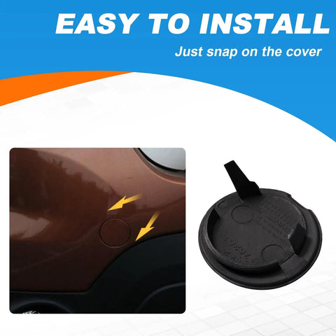 Easy install guide for White Front Bumper Tow Hook Cover Right Passenger Side For Ford Explorer 2011 2012 2013 2014 2015 Direct Replacement Easy Install No Hassle Towing Eye Cap Replaces BB5Z17A900A BB5Z17A900APTM.