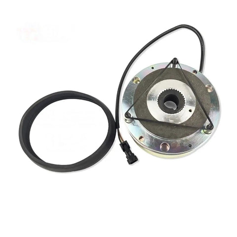 Top Shelf Electromagnetic Brake REB0514 190VH30 Electric Handling Brake With Knockout Grip close-up view showing assembly and wiring.