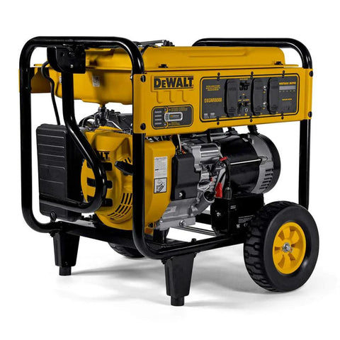 10,000 Watt Portable Gas Generator With Electric Start And Battery, 420cc Engine, Smart Runtime Wattage Meters, CO Protect