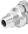 2 Way Hose Splitter Carbon Steel G1 Half Thread Manifold Block Splitter For Pneumatic Air Compressor Fitting