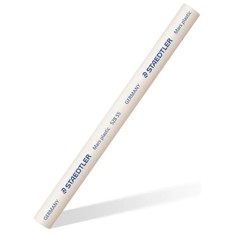 Mars Plastic Eraser Refills Latex Free For Refillable Eraser Holder White 2 Pack