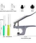 DIY Friendly Snap Pliers Kit for Crafts and Fabric Projects, KAM Plastic Snap Press Attacher for T3 T5 T8 Snaps with tools