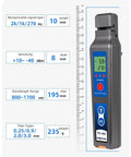 TFI-40V fiber optic identifier with 10 mW VFL LED, front view of gray handheld unit.