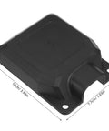Heavy Duty Plastic Protective Junction Box Cover For Welding Machines And Cable Runs Black Electrical Case Guard