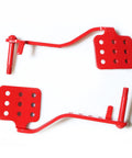 Red pedals from Go Kart Throttle Cable Kit With Brake Return Springs For Predator 196cc 212cc 6.5HP Road Rocket Azusa Radio Flyer