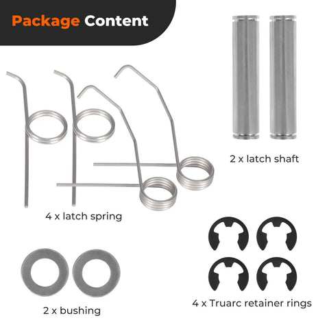 Two Pack Latch Shaft Heavy Duty Safety Spring Kit For Rotary Two Post Car Lifts Fits SPO7 SPOA7 SPO9 SPOA9 SPO10 SPOA10