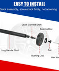 NYXOVA 52-in-1 Custom Bushing Driver Tool Set: automotive parts with long handle shaft and bushing discs