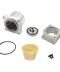 Components of Harmonic Drive 50 To 1 Small Strain Wave Gear Reducer For Nema 14 Stepper Motors with flange output, disassembled