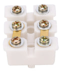 Top Shelf Terminal Block Strip And Barrier Wire Connector With Flame Retardant Plastic, 4 terminals, heavy-duty junction for electrical upgrades.
